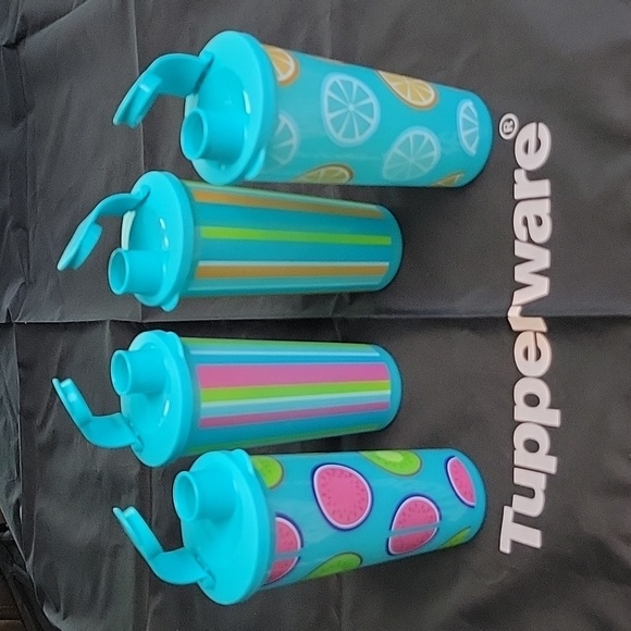 Tupperware Kitchen New Tupperware 6oz Tall Tumbler Cups With Flip